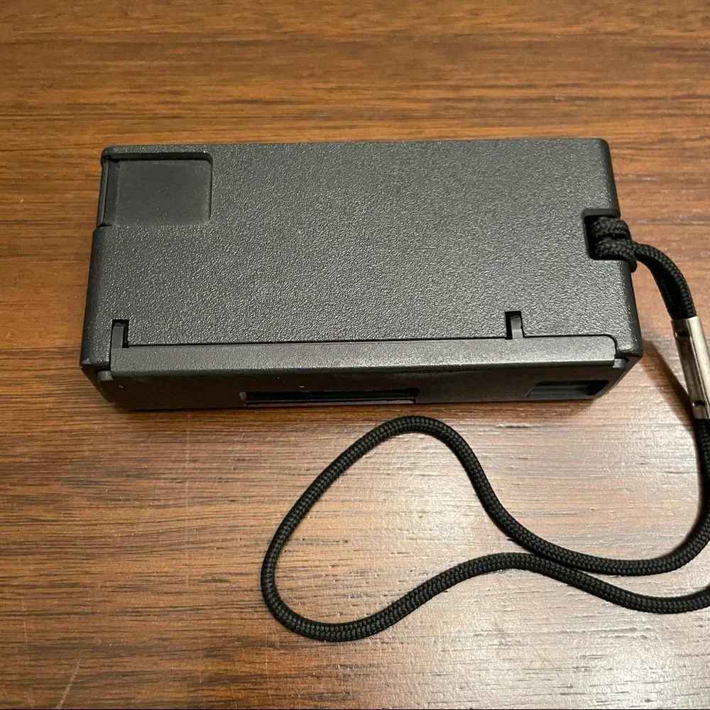 Vintage Kodak Pocket Instamatic 10 film Camera Gray Black Strap untested